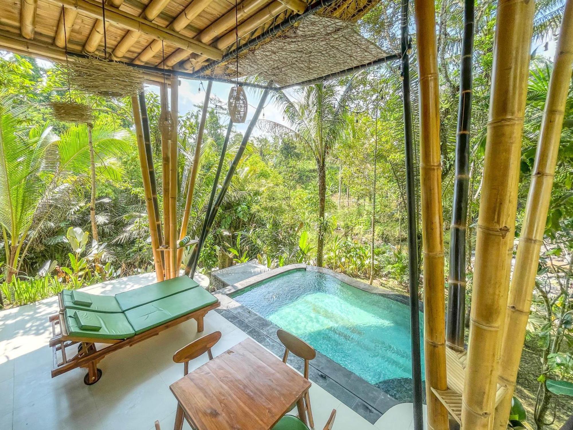 Eco Bamboo Island Bali - Bamboo House #3 Villa Selat ภายนอก รูปภาพ