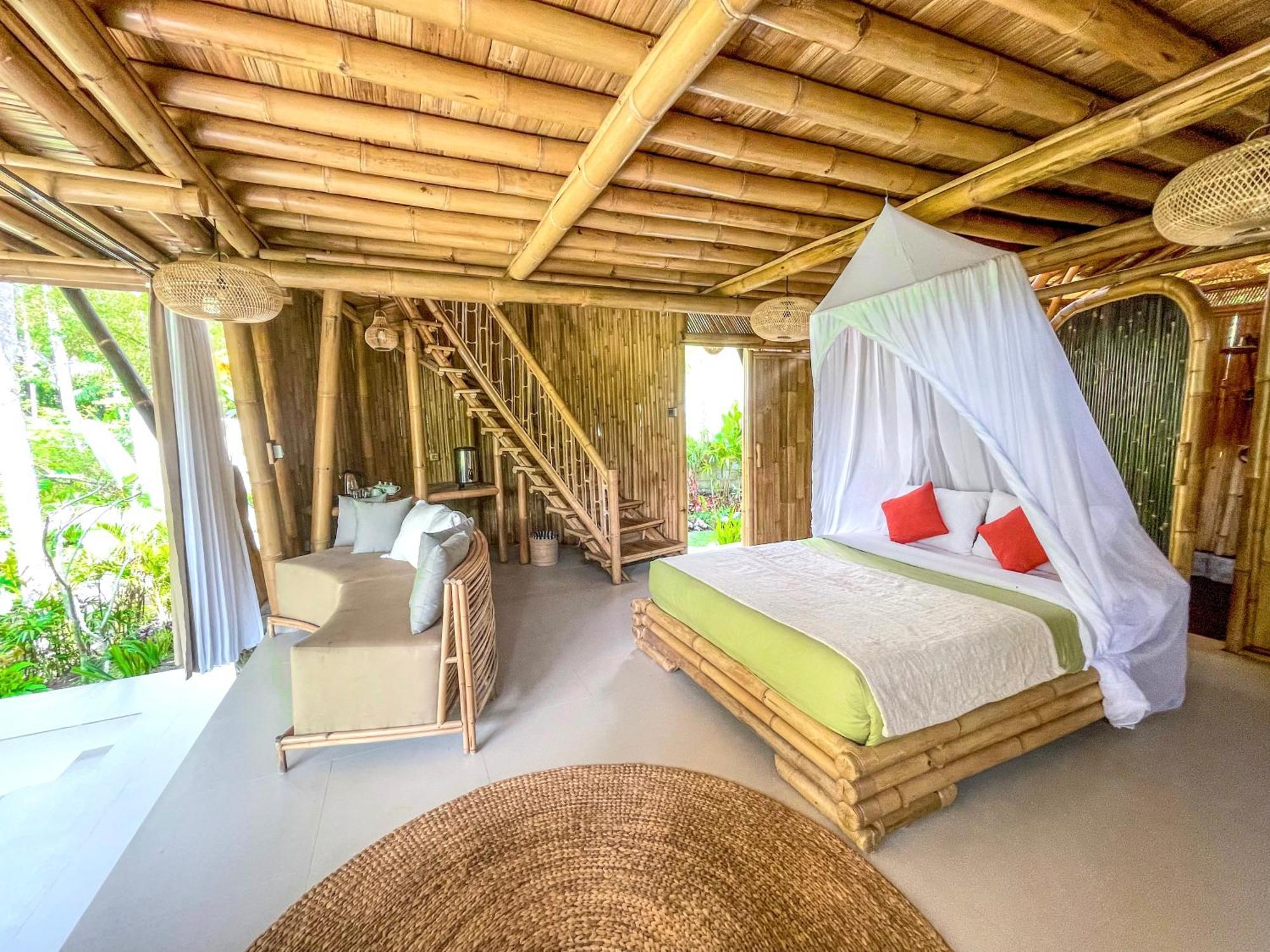 Eco Bamboo Island Bali - Bamboo House #3 Villa Selat ภายนอก รูปภาพ